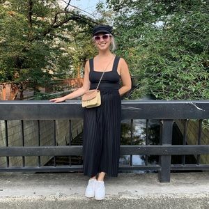 Bershka Wide Leg Drawstring Pants